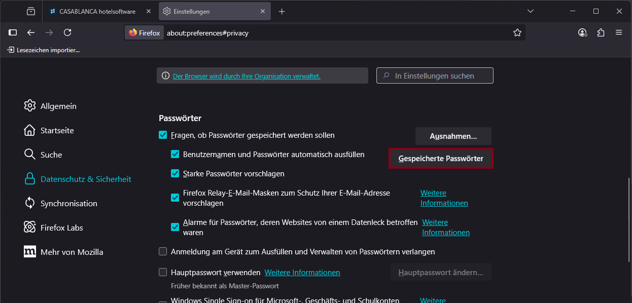 Browser–Kennwort