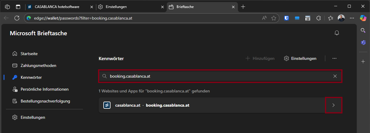 Browser–Kennwort