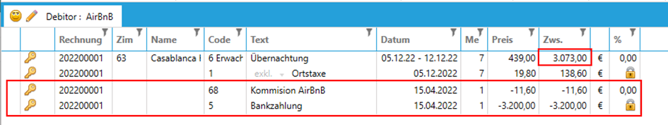 Ansicht Konto Ansicht Konto