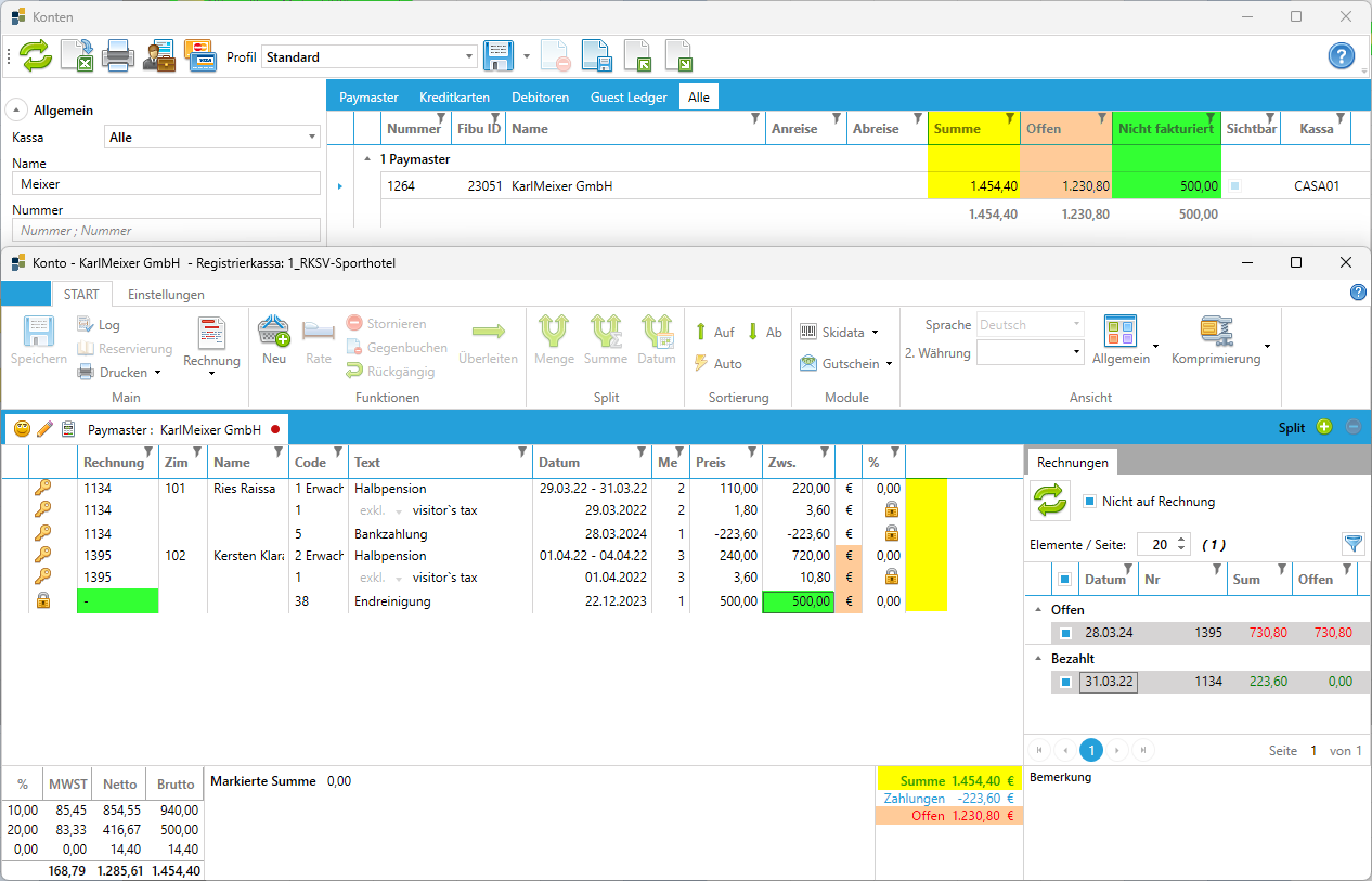 Spalten-Berechnung detailliert