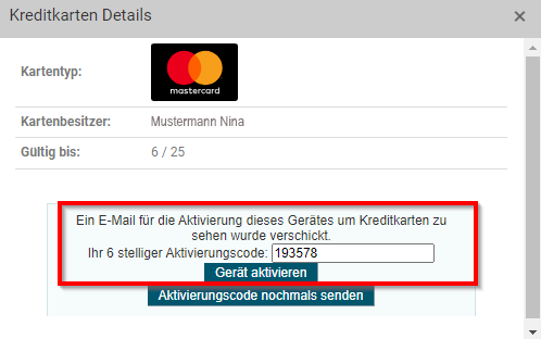 Aktivierungscode eingeben -> Gerät aktivieren