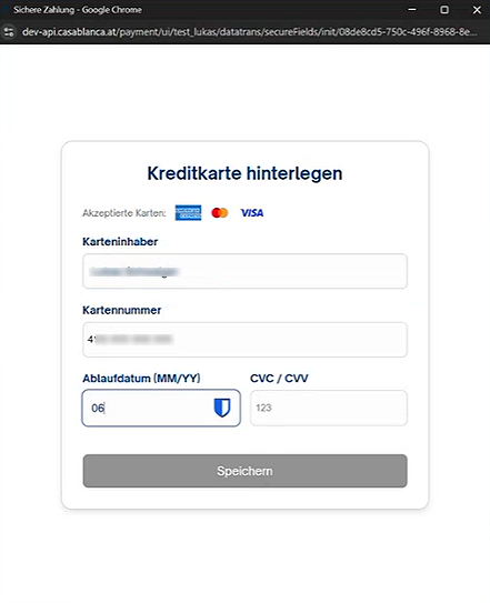 Schnittstellen Einstellungen