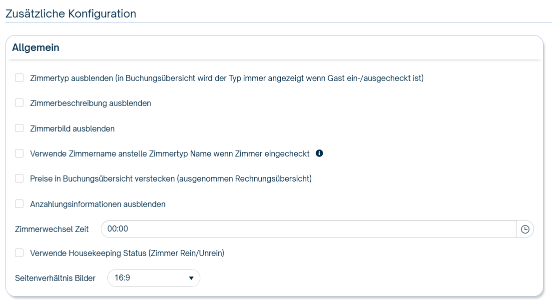 Allgemein Gast-Felder