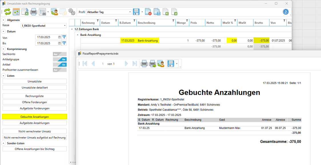 Anzahlung nach Rechnungslegung Anzahlung nach Rechnungslegung