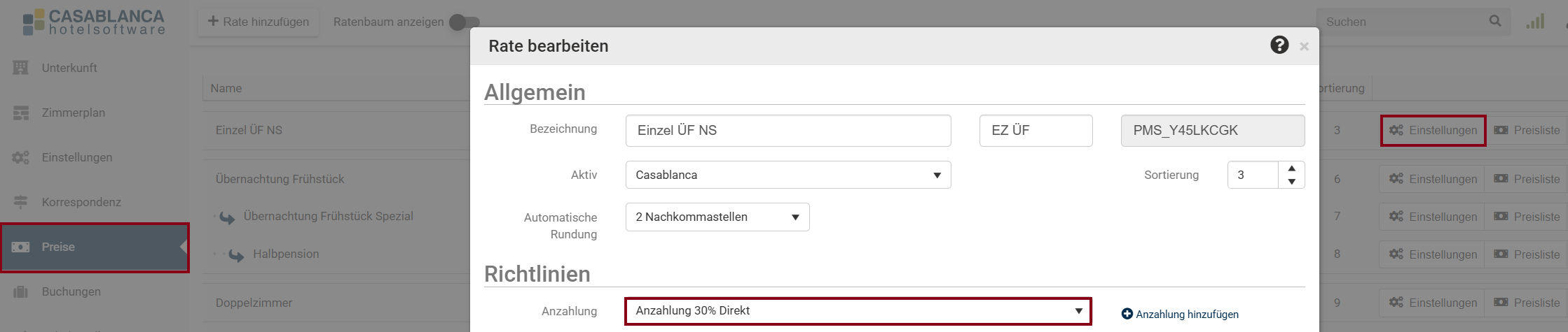 Anzahlung neu