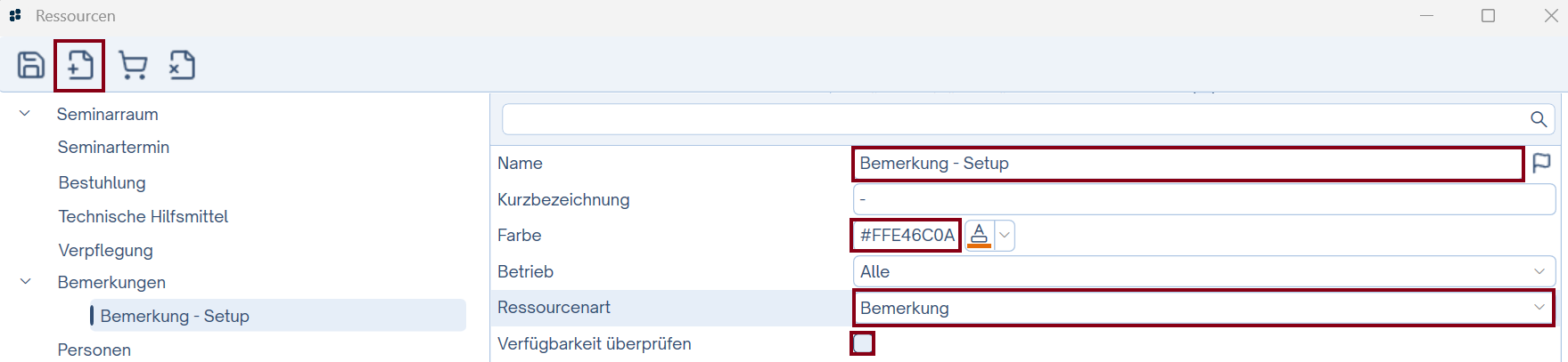 Ressourcenverwaltung