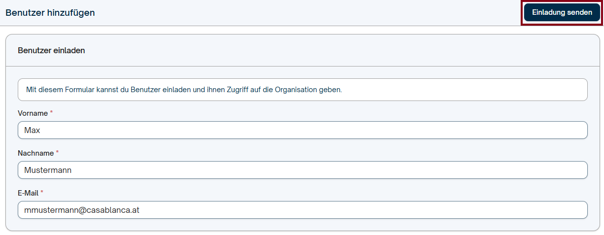 Benutzerverwaltung