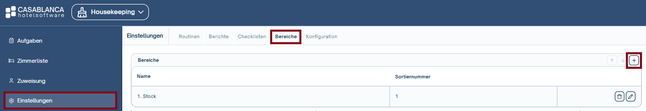 Zuweisung von Aufgaben
