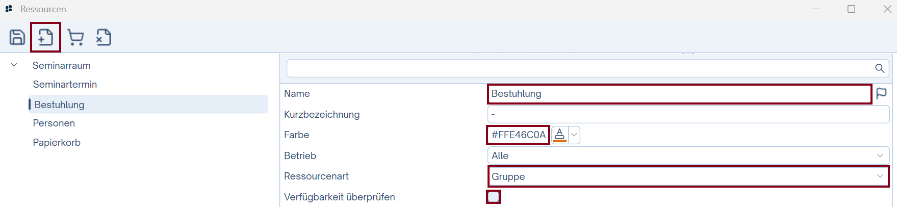Ressourcenverwaltung