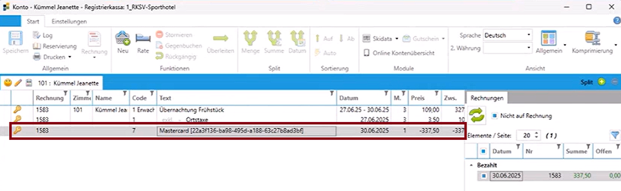 Schnittstellen Einstellungen