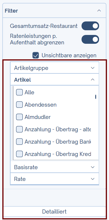 Buchungsjournal Filter Bild1