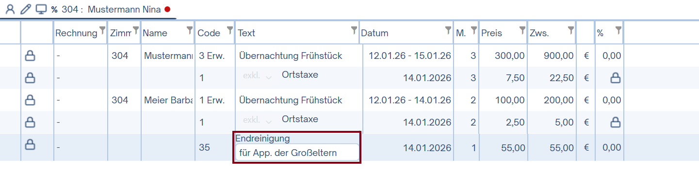Bezeichnung ergänzen