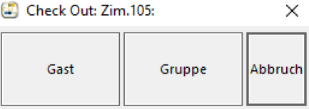 Check-Out Gruppe