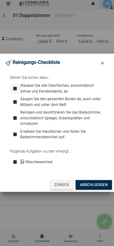 Checkliste