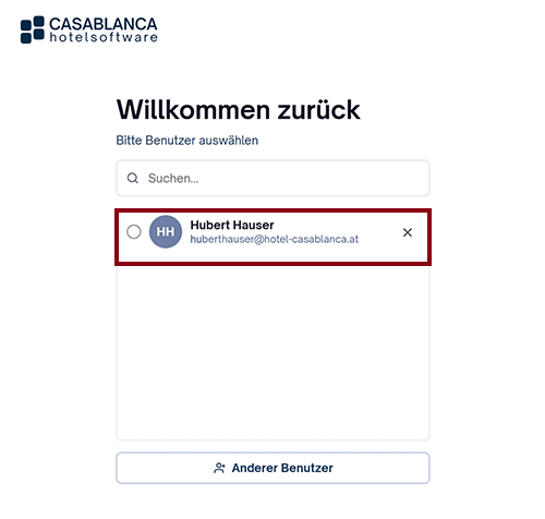 Benutzerverwaltung