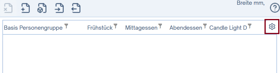 Einstellung Status