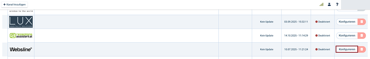 Konfigurieren Konfigurieren