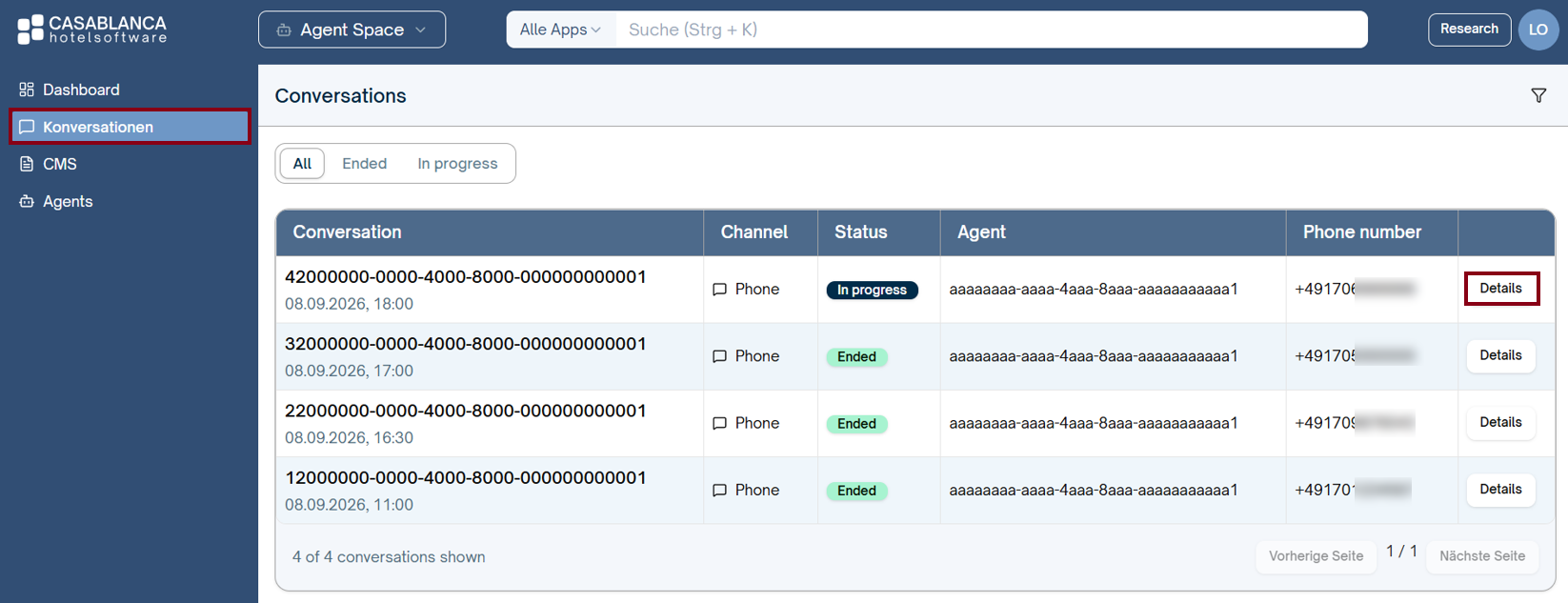 Agent Space Dashboard