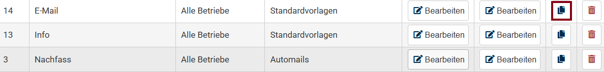 Vorlage kopieren
