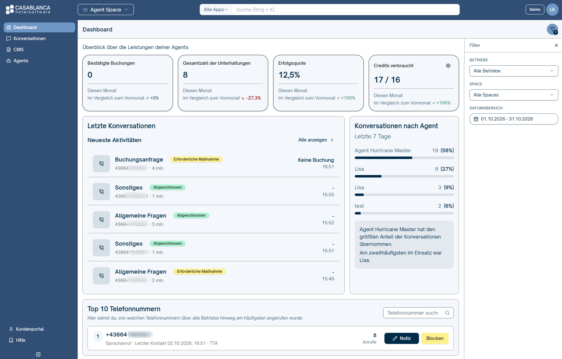 Agent Space Dashboard
