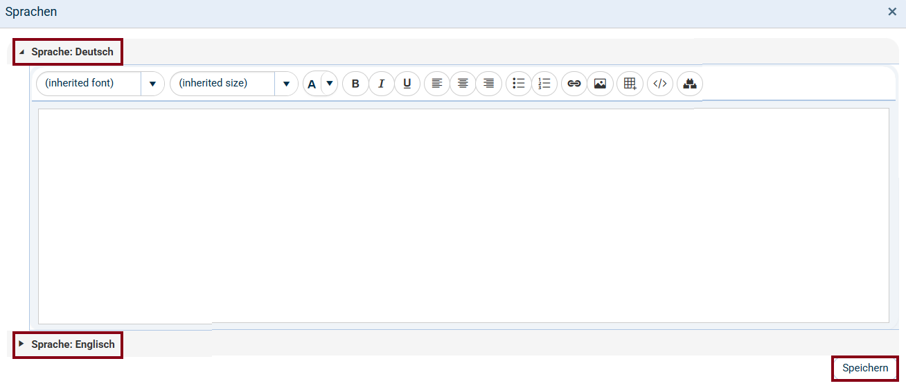 Texte eingeben und speichern Texte eingeben und speichern