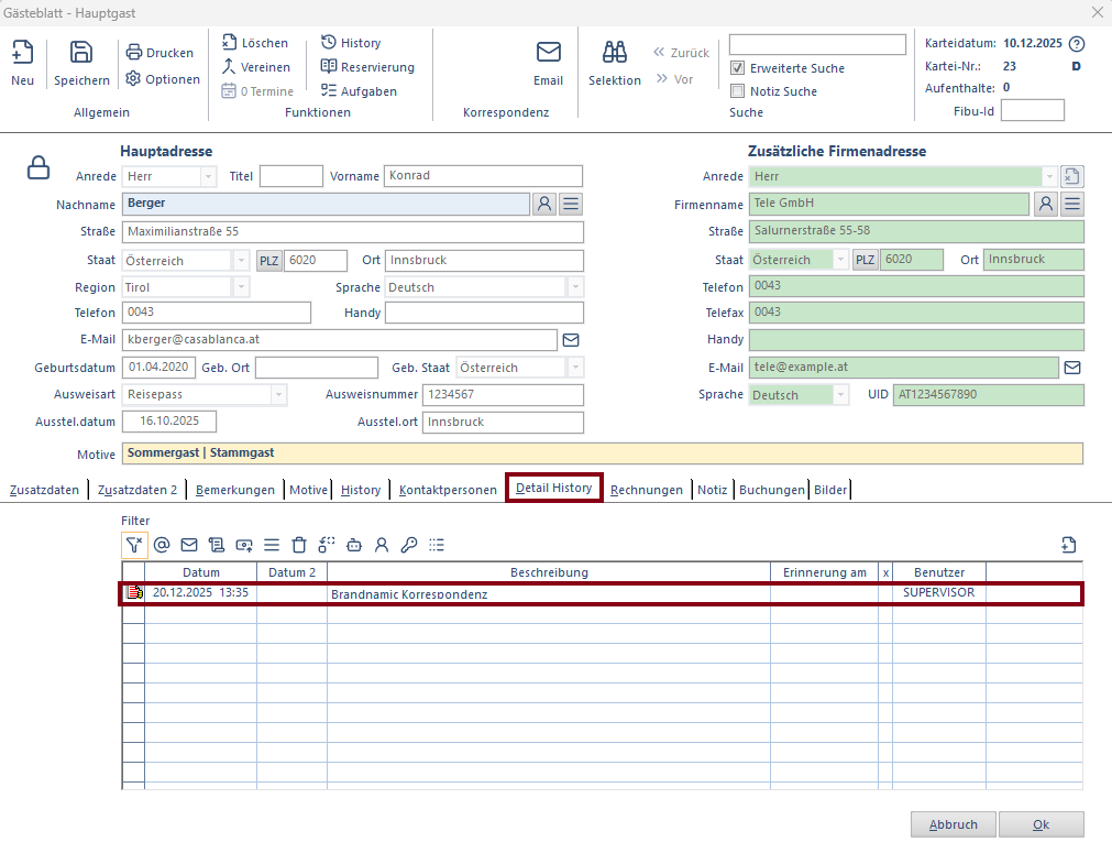 Korrespondenzmanager