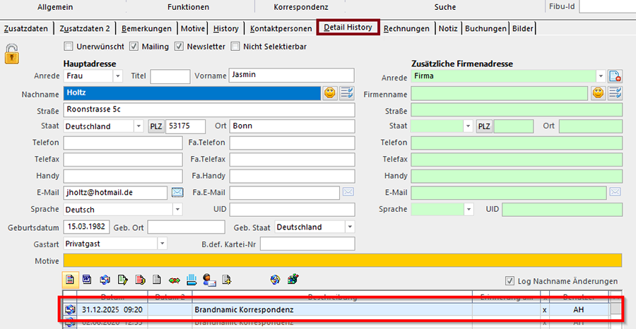 Korrespondenzmanager