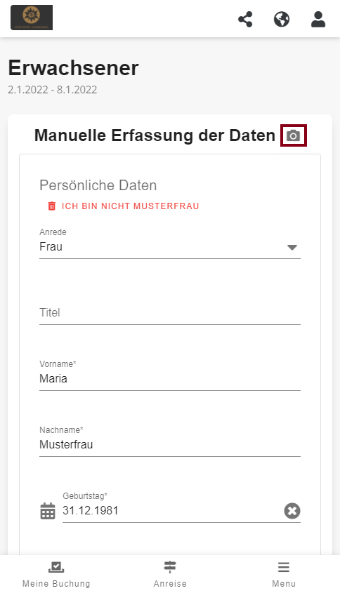 Minimierte Darstellung