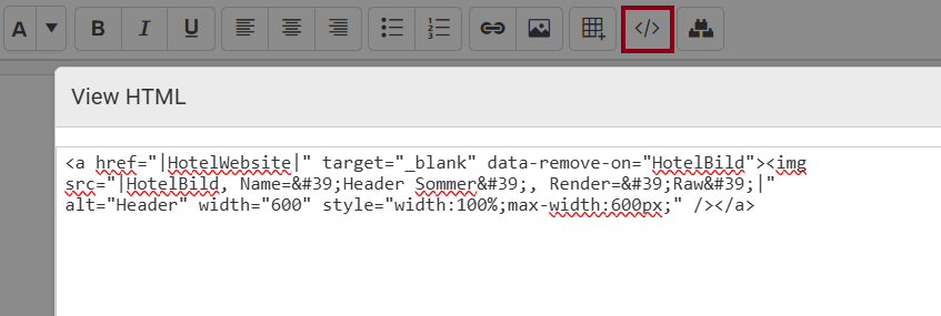 HTML bearbeiten