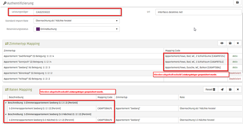 Beispiel Konfiguration