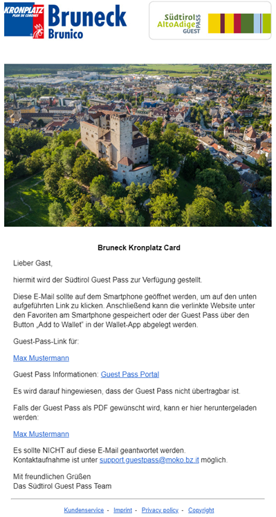 Beispiel E-Mail