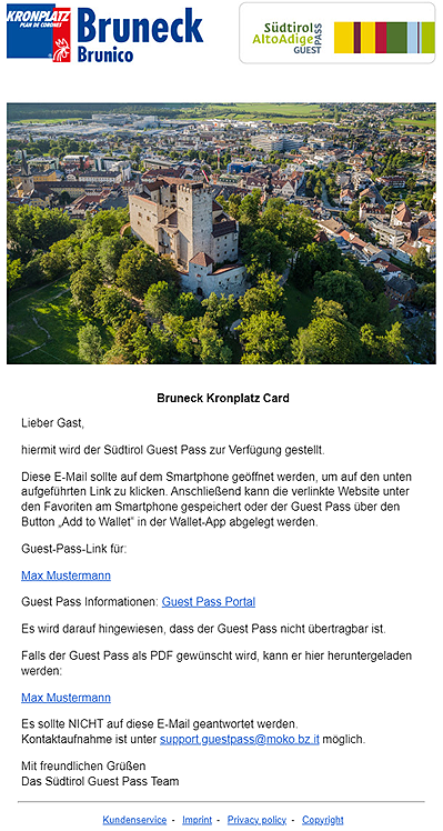 Beispiel E-Mail
