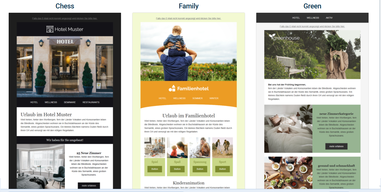 Newsletter Beispiel Vorlagen
