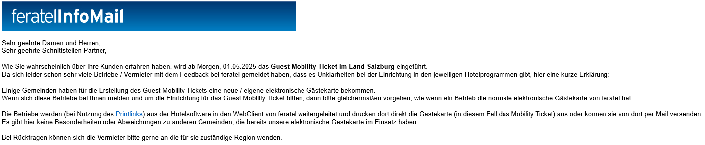 Feratel Info
