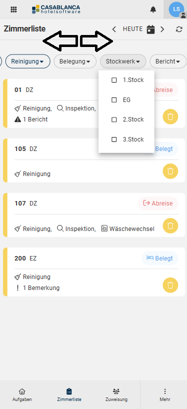 weitere Filter hinzufügen