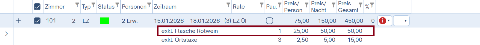 Fixleistung