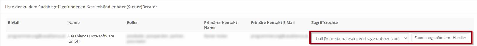 Vollzugriff gewähren
