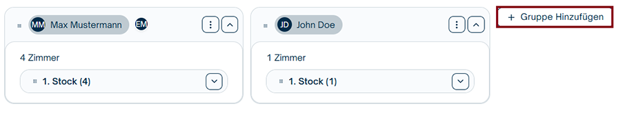 Zuweisung von Aufgaben
