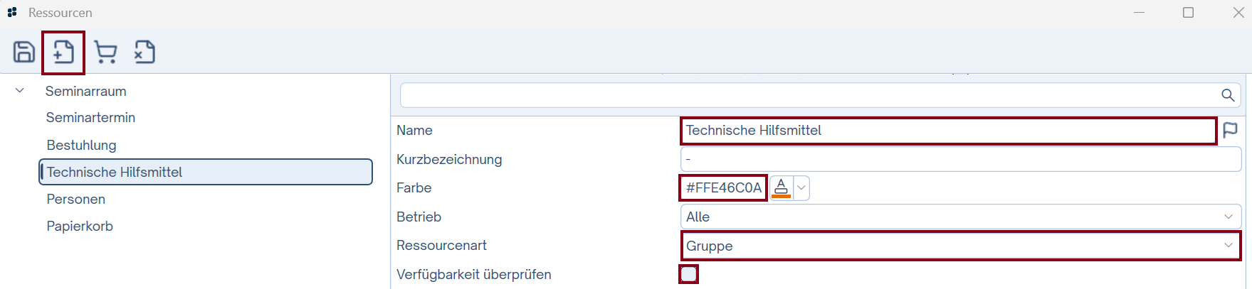 Ressourcenverwaltung
