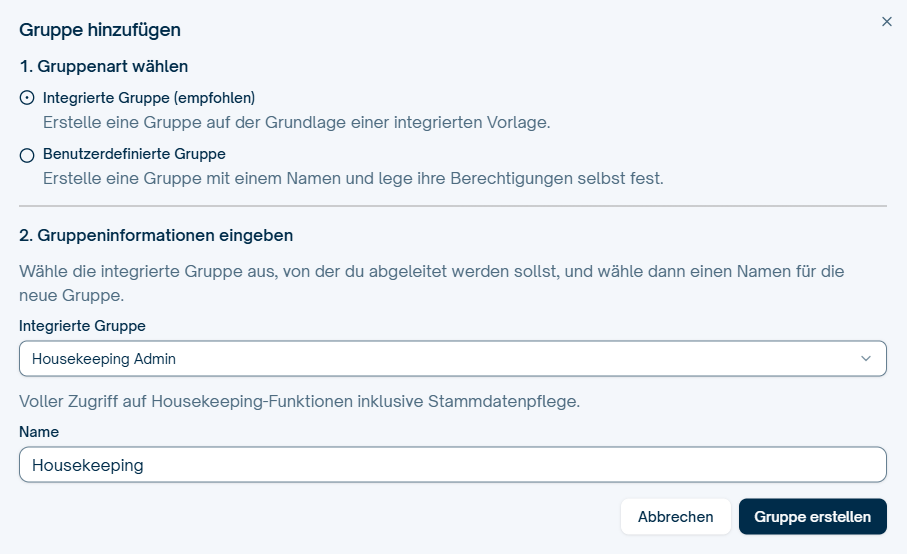 Benutzerverwaltung