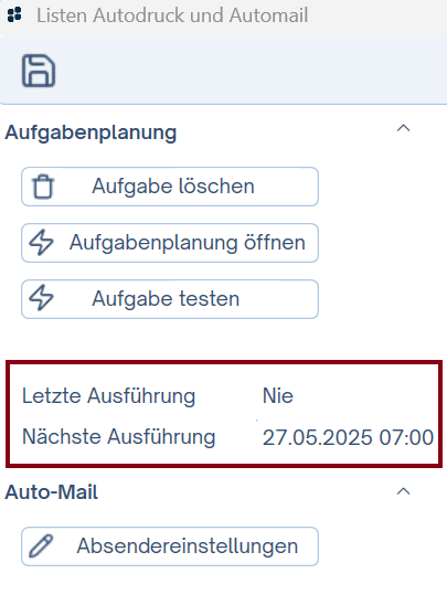 Information zur Ausführung