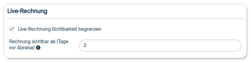 Zusätzliche Einstellungen