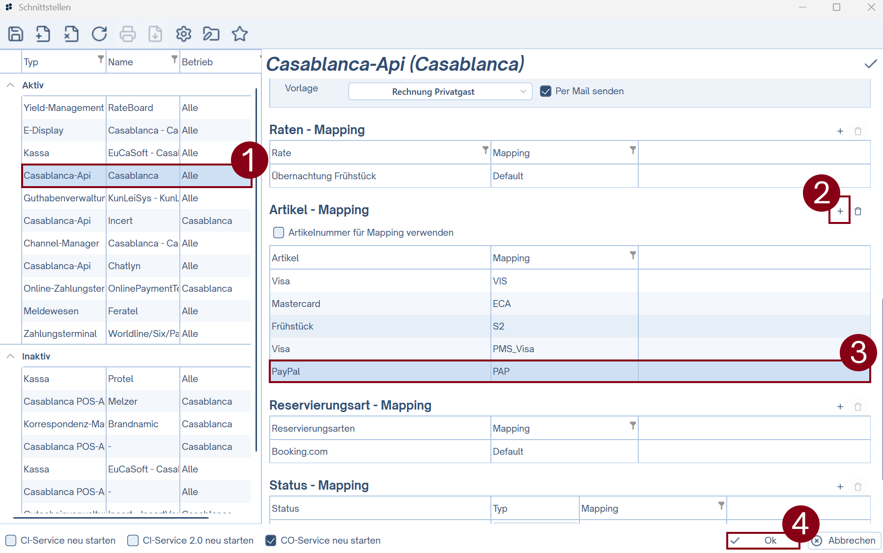 Artikel-Mapping Desktop Systems