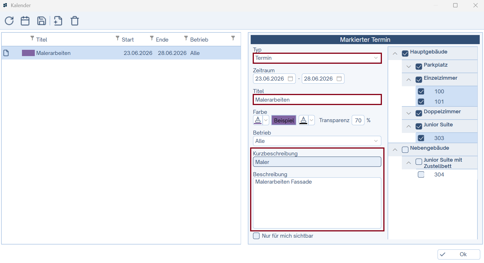 Kalendereintrag Bild6