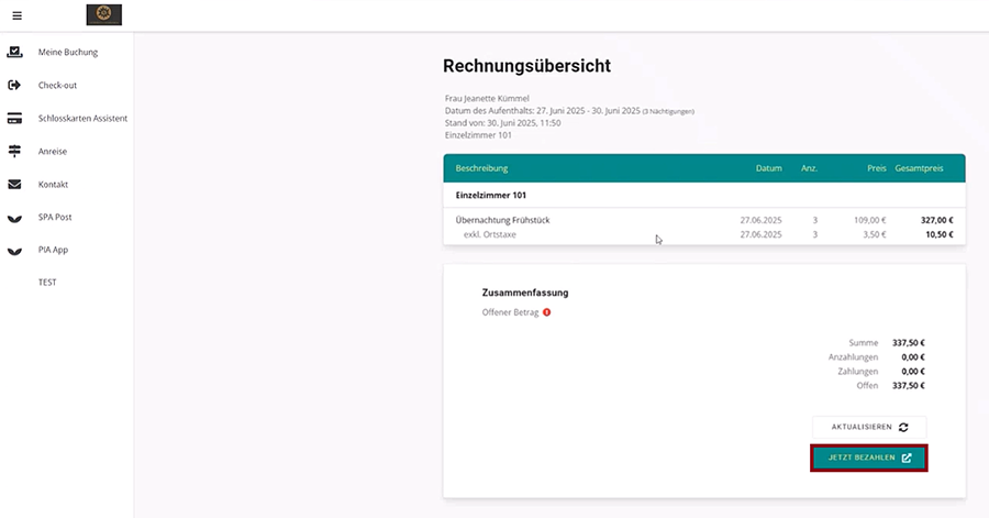 Schnittstellen Einstellungen