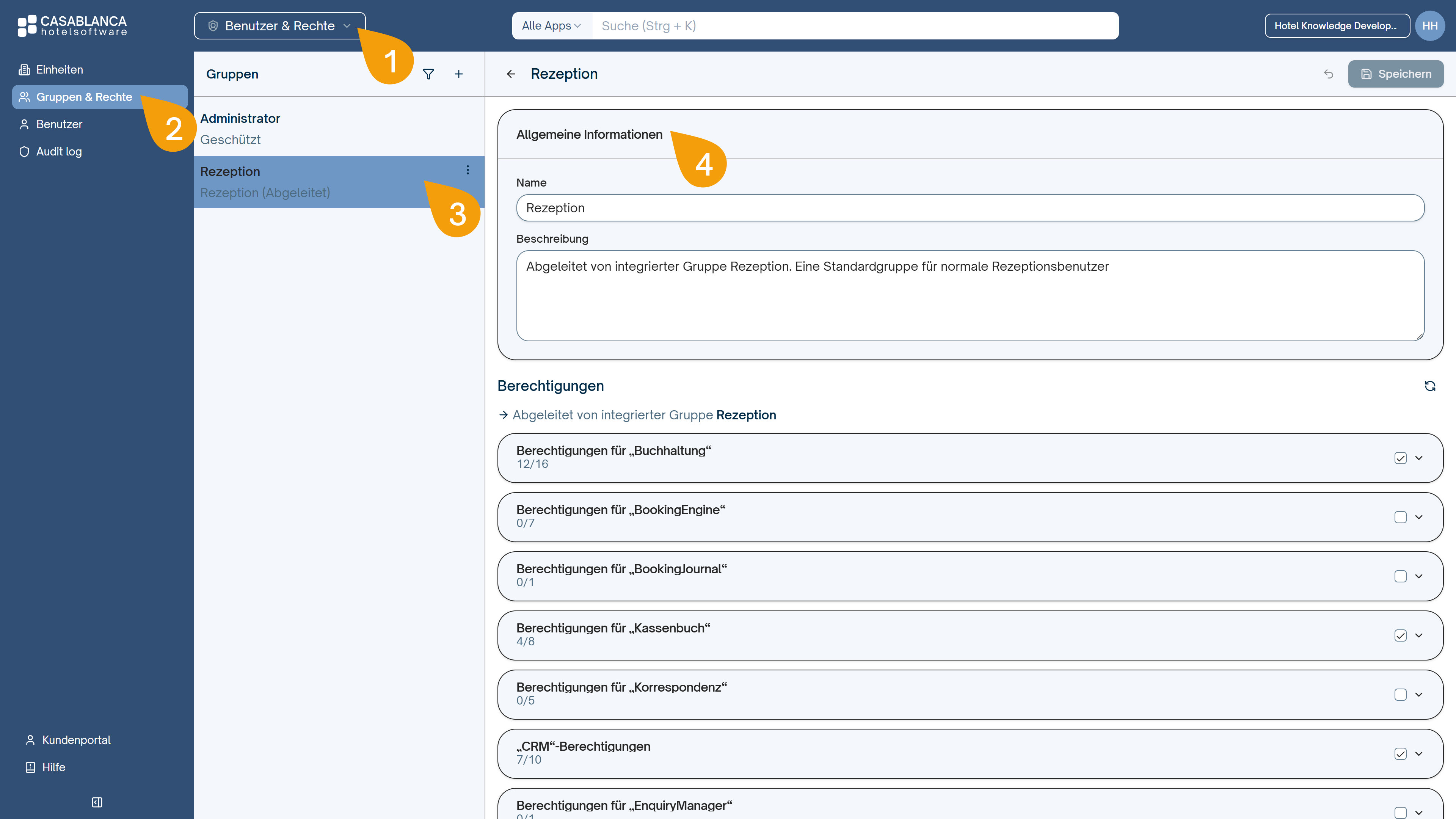 Gruppen bearbeiten