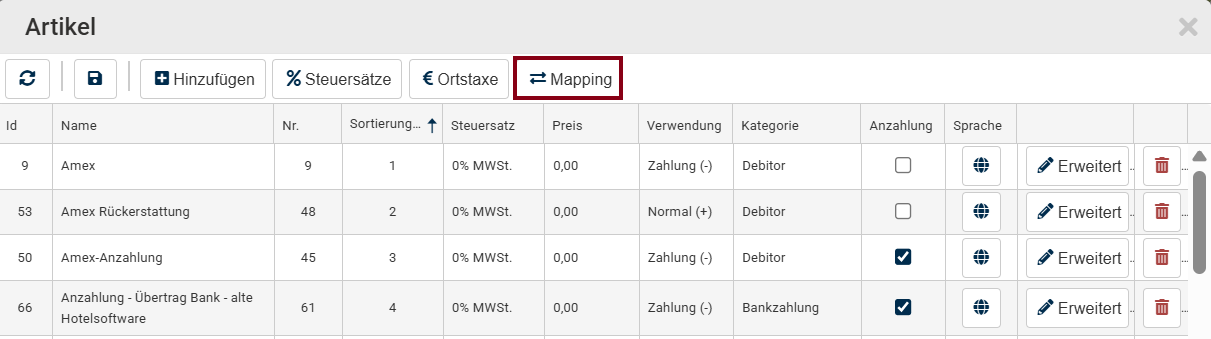 Mapping