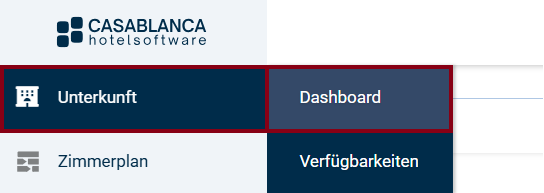 Menü - Dashboard Menü - Dashboard
