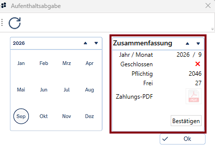 Meldung bestätigen