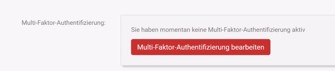 Aktivieren Multi-Faktor